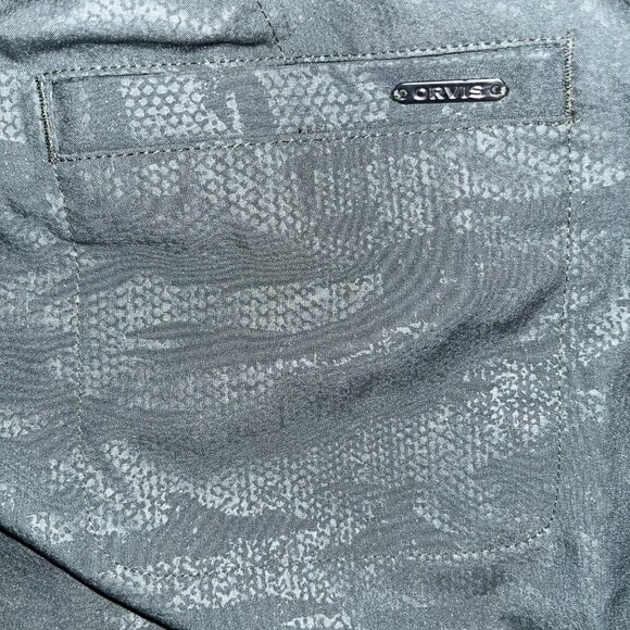 Orvis Embossed Performance Skort — Built‑In Shorts, Zip Pockets, Active / Travel - Picture 7 of 8